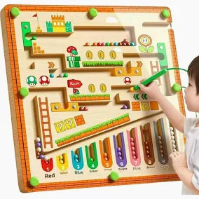 Magnetisk Färg- & Sifferlabyrint